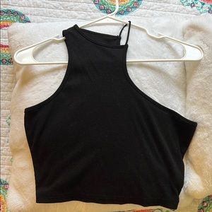Black tank top